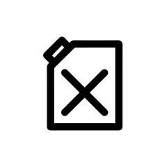 Fototapeta premium Oil icon symbol vector image Illustration 