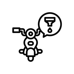 Oil icon symbol vector image Illustration
