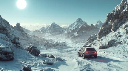 Winter Time and Snow Space, 16K Ultra Resolution