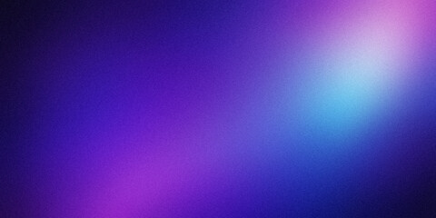 Fototapeta premium Purple and Blue Gradient Banner With a Smooth Glowing Texture
