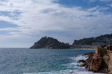 Naklejka premium the coast of the sea