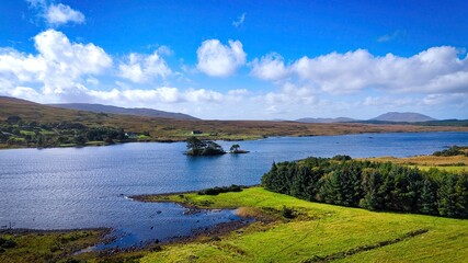 Beautiful Connemara National Park in the County Galway in Ireland