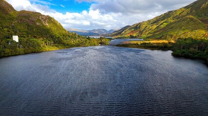 Beautiful Connemara National Park in the County Galway in Ireland