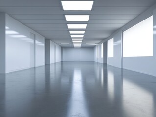 Fototapeta premium Empty Corridor.