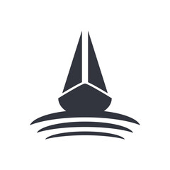 Fototapeta premium Sail or Boat Logo Template Icon
