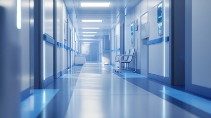 Obraz premium Hospital Corridor.