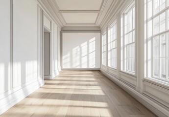Fototapeta premium Empty Room Sunlight.