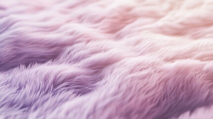 Fototapeta premium Luxurious purple furry textile with a wavy pattern, ideal for adding elegance and tenderness to projects. Perfect for fashion, home decor, and more
