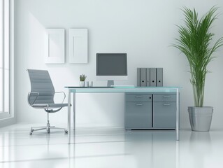 Modern Office Desk.