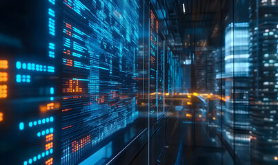 Futuristic Business & Stock Investment Visuals: High-Tech, Neon-Lit Financial Concepts with Modern Urban Backdrops