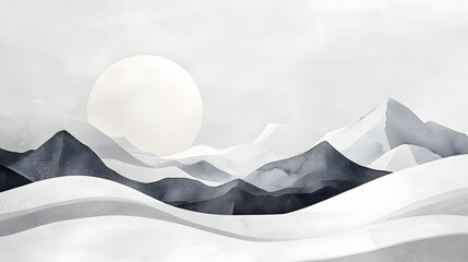 Serene mountain landscape