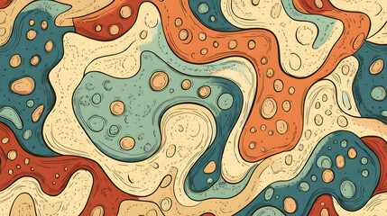 Naklejka premium Colorful abstract design