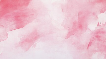 Obraz premium Photo of, Pink background with minimalist watercolor strokes for design, banner template