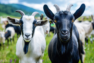 goat looking at camera