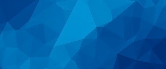 Obraz premium Cool Blue Polygon Background