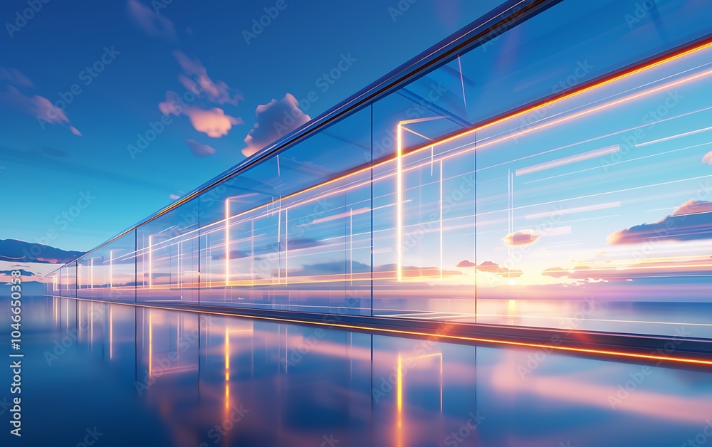 Poster advanced clean tech facility converting air into energy with atmospheric carbon capture