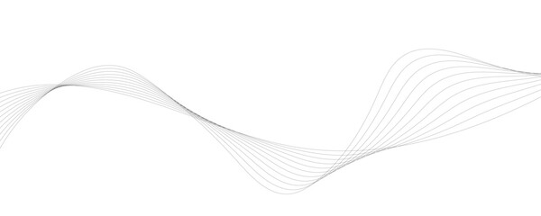 Abstract line background. Wavy line elements.