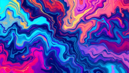 Obraz premium Liquid Ink Marble Overlays for Swirling, Artistic Backgrounds and Posters