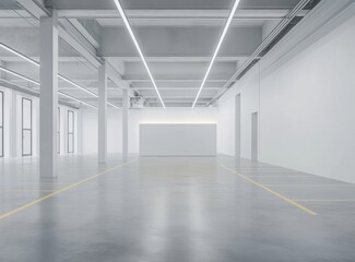 Fototapeta premium Empty White Room.
