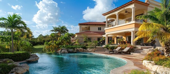 Fototapeta premium Pleasant and ideal residential setting suited for living or vacationing.