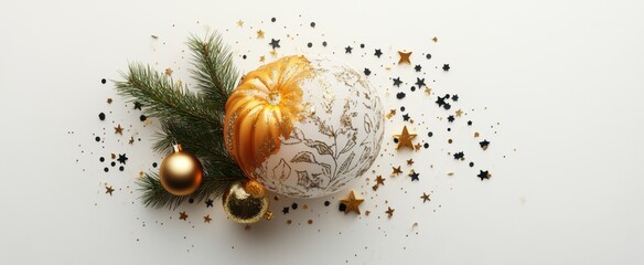 Obraz premium The Elegant Christmas Ornament