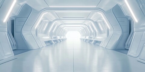 Obraz premium Futuristic Corridor.