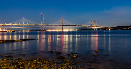 Sunrise at the Forth Rail Bridge Scotland