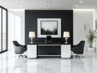 Fototapeta premium Modern Executive Office.