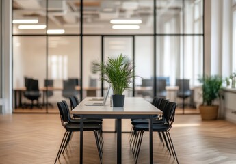 Fototapeta premium Modern Office Meeting Room.