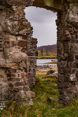 Ardvreck Castle near Lochinver NC500 Scotland