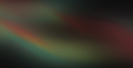 Abstract grainy red green gradient shape, noise texture Background Wallpaper Header Banner Cover design