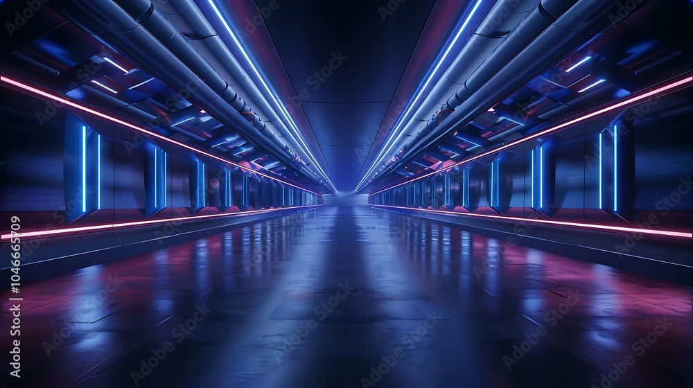 Poster Futuristic Energy Processing Plant Optimizing Renewable Energy Flow with Advanced AI and Robotic Arms
