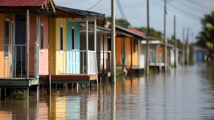 Financial Despair Amidst Floating Homes A Wave of Foreclosures and Market Implosion - Shrinking Wealth and Uncertainty in Housing