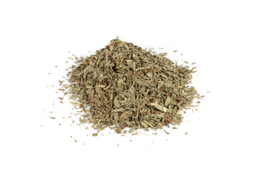 dry tarragon isolated on white 