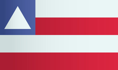 Bahia Flag, state of Brazil. Bandeira oficial da Bahia
