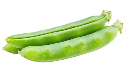 Fresh green peas isolated on transparent background PNG