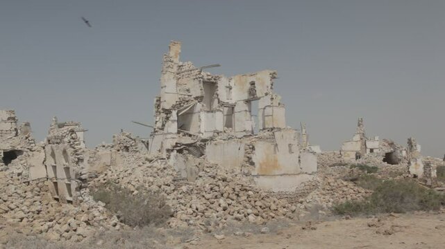 Sudan, Port Sudan, Suakin, ruined ottoman coral buildings