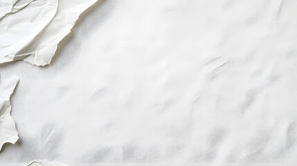 Obraz premium Crumpled white paper