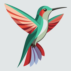 hummingbird in flight