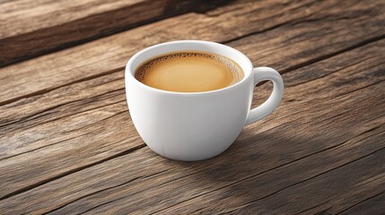Obraz premium The White Coffee Mug