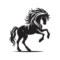 Vector Illustration of Horse Silhouette.