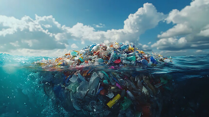 Plastic waste in ocean creates significant environmental issue