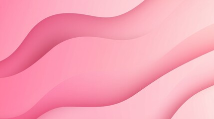 Photo of, Pink background with smooth gradients and simplistic design elements for banner template, white space in the center of the page for text