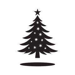 Download High-Quality Christmas Tree Silhouette Vectors for Seasonal Graphics