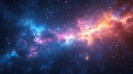 Naklejka premium Cosmic light effects