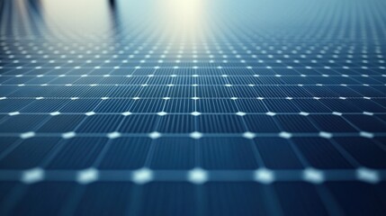 Photovoltaic solar panels for renewable energy generation.