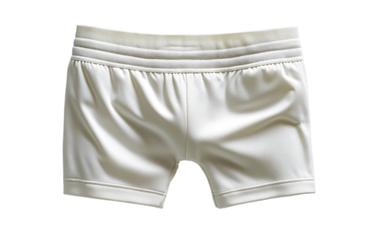 Casual white shorts designed for athletic use.