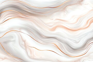 Fototapeta premium Elegant marble texture with flowing lines in warm tones, perfect for backgrounds or design projects needing a sophisticated touch.