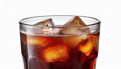 Cola on white background isolated. Beverage. Drink.