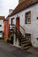exploring the historic village of Culross, Firth of Forth, Scotland